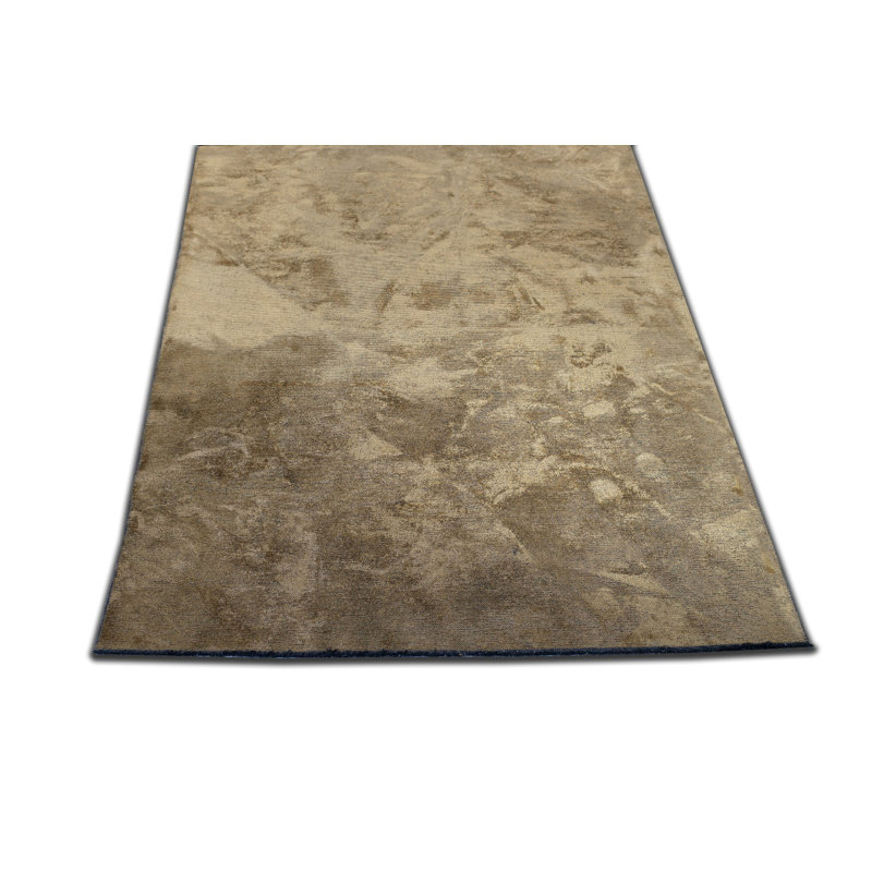 Rapture Abstract Flatweave Gold Area Rug, Rectangle 7'10" x 9'10"