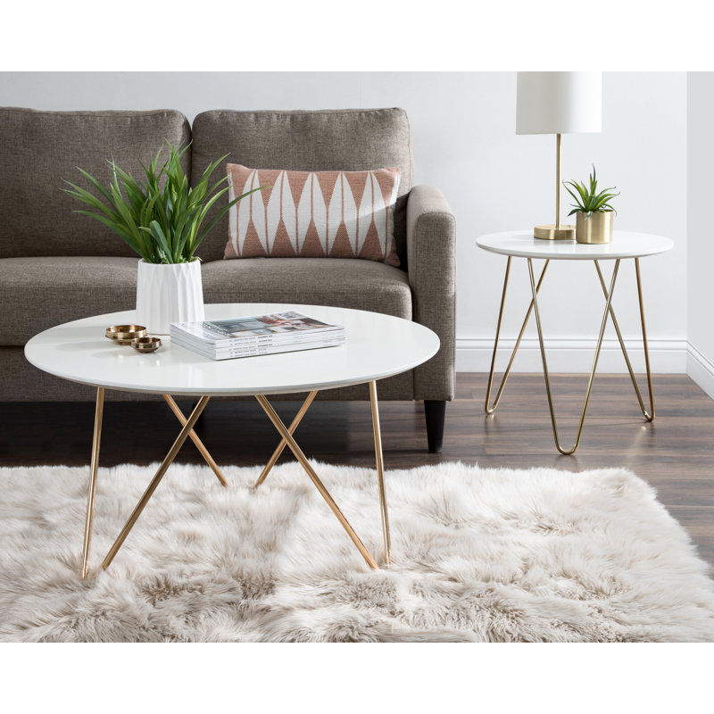 Galya Coffee Table, White