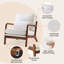 Chaises longues avec coussin lombaire