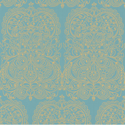 Alpana Damask Wallpaper Roll