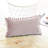 Pom Pom Velvet Pom Pom Velvet Lumbar Pillow Cover-689449381
