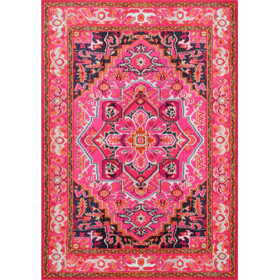 Tapis oriental violet / rose Jynell