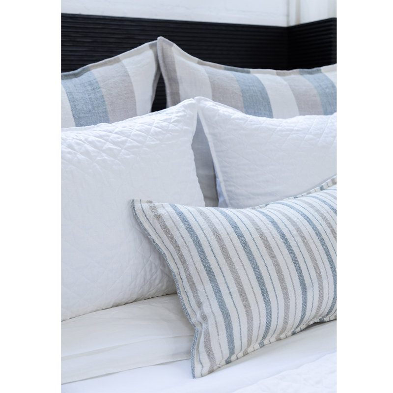 Naples Linen Pillow Cover & Insert, 18" x 60", Rectangular