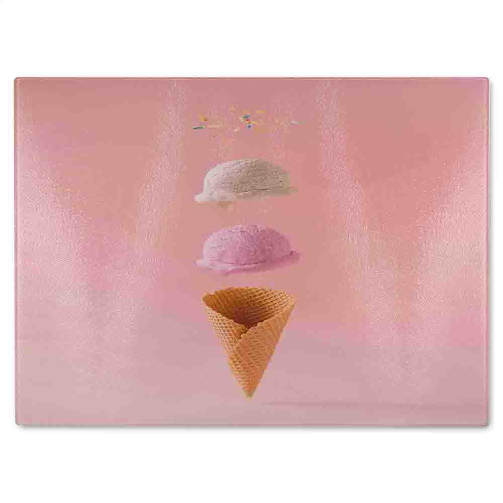 Ice Cream Glass Chopping Board