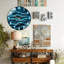 Horloge murale 12 po Glowing Ocean