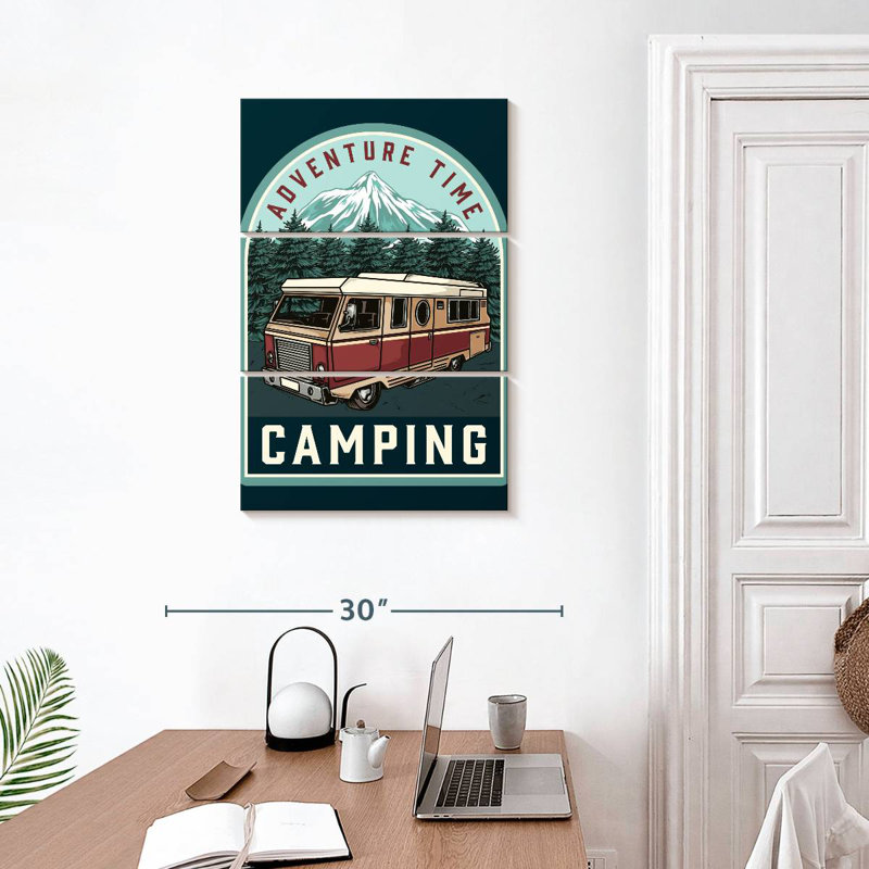 Tergel camping à thème, H 32 po x l 20 po