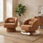 Upholstered Swivel Lounge Chair-1849045694