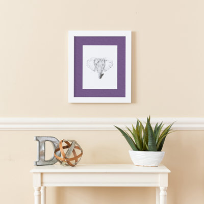 Cadre pour photo 20 po x 30 po blanc mat