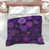 Mauve foncé, floral