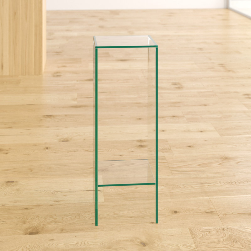 Matterson Plant Stand, Clear, 56cm H x 25cm L x 25cm D