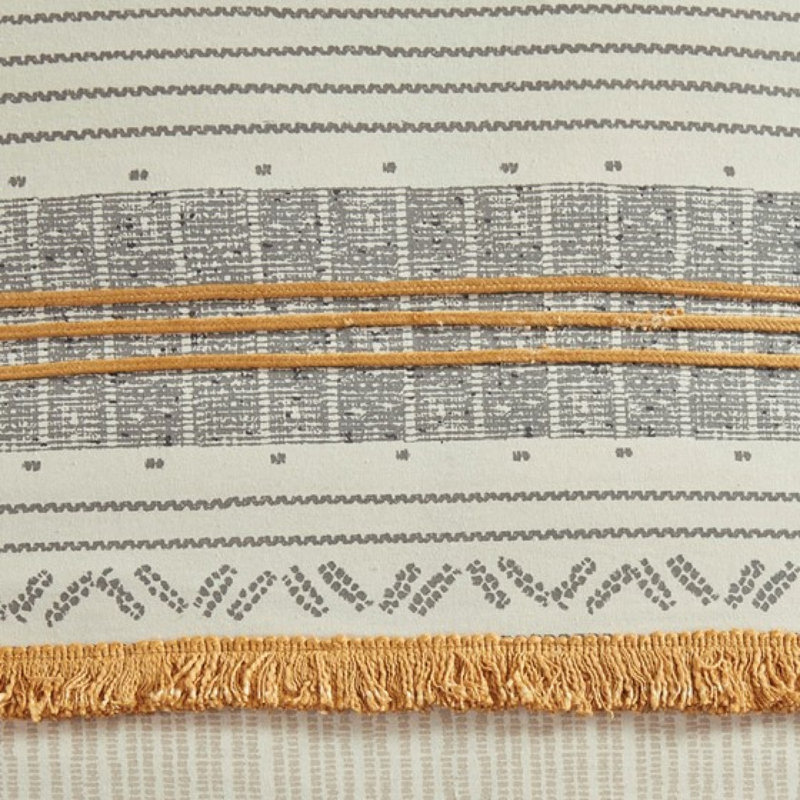 Ensembles de literie très doux en coton doux, motif rayé pour le confort de la maison