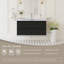 Meuble-lavabo mural de 42 po avec lavabo, meuble-lavabo mural moderne avec lavabo à surface solide et tiroirs à fermeture en douceur, bois espresso 24V11-42EW-W1920P411903-373650626