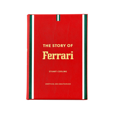 The Story of Ferrari Leather Bound Book