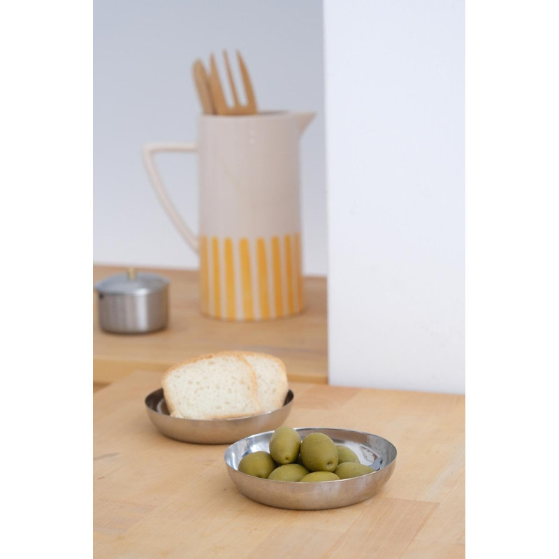 Ensemble de bols à sauce en acier inoxydable de qualité supérieure (2 pièces), argent, 4,5 x 1,0 pouces | 100% résistant à la rouille, parfait pour tremper et servir les sauces