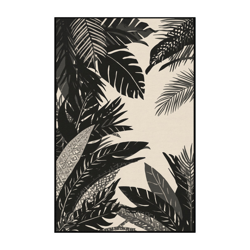 Tapis marocain doux et moelleux d'inspiration mondiale Olivet - reliure noire, 6 X 9
