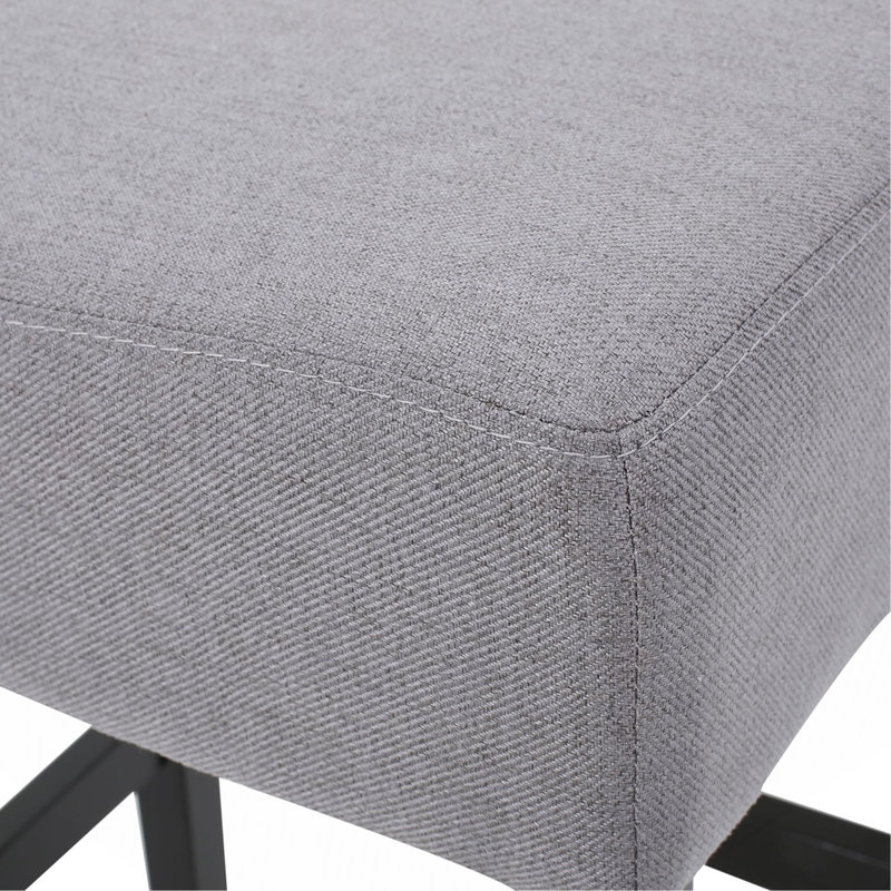 Tabouret de comptoir sans dossier [ensemble de 2 pièces], Gris