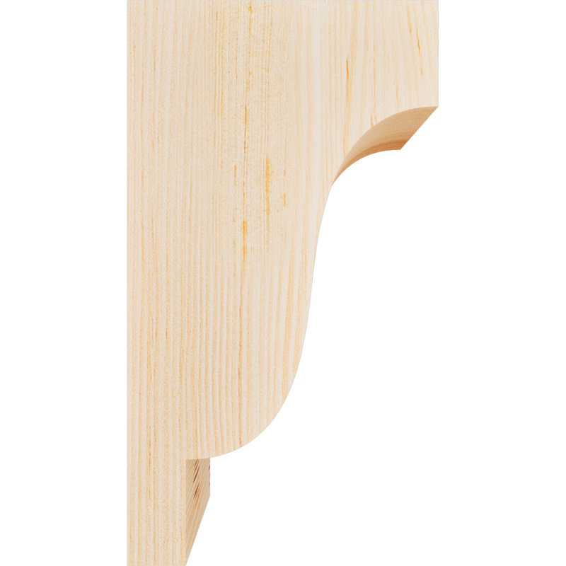 Newport Corbel, H 10 po x l 3,5 po x P 6 po, Sapin de Douglas, Lisse