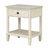 Bedside Table Antique Cream