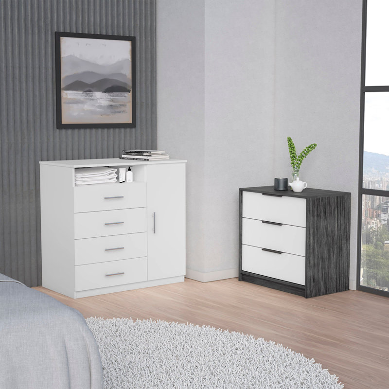 Ensemble de 2 commodes