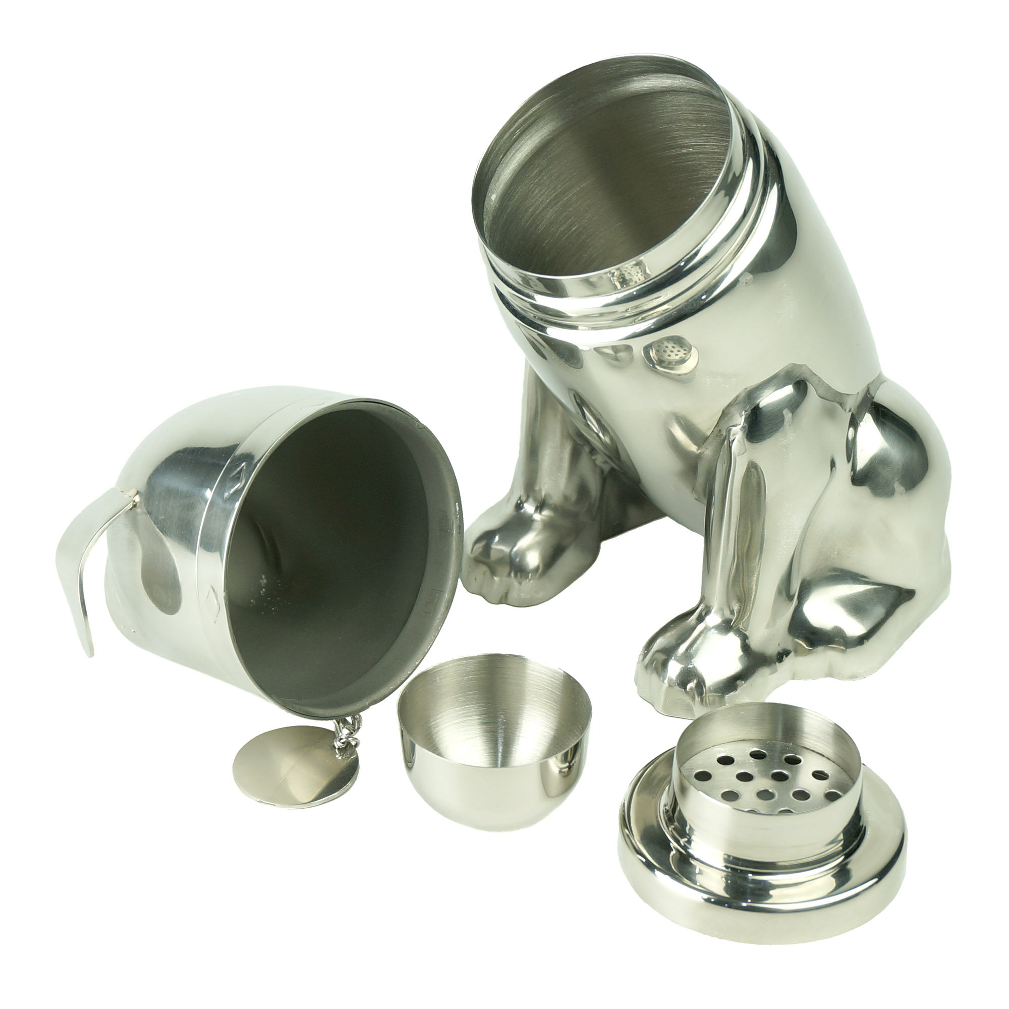 Red Barrel Studio® Bjarnþór Bulldog Stainless Steel Premium Quality Cocktail Bottle Shaker | Wayfair