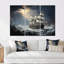 Bateau pirate à Stormy Seas I - Ensemble de décoration murale pirate-107750911-107750916