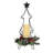 Holiday Metal Tree Candleholder with LED Flame