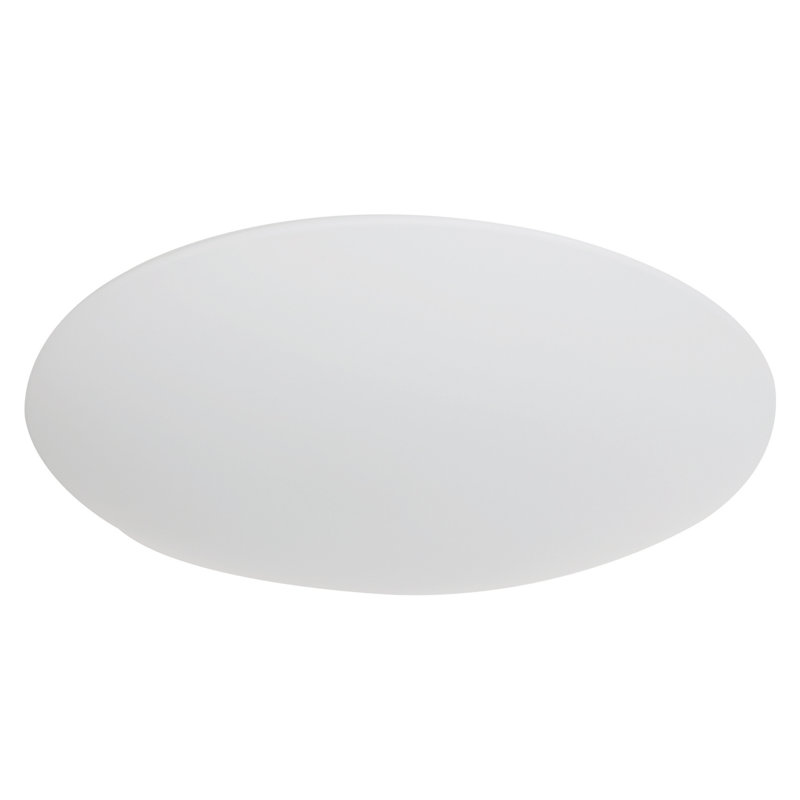 Gabrielius Glass LED Flush Mount, 8cm H x 40cm W x 40cm D