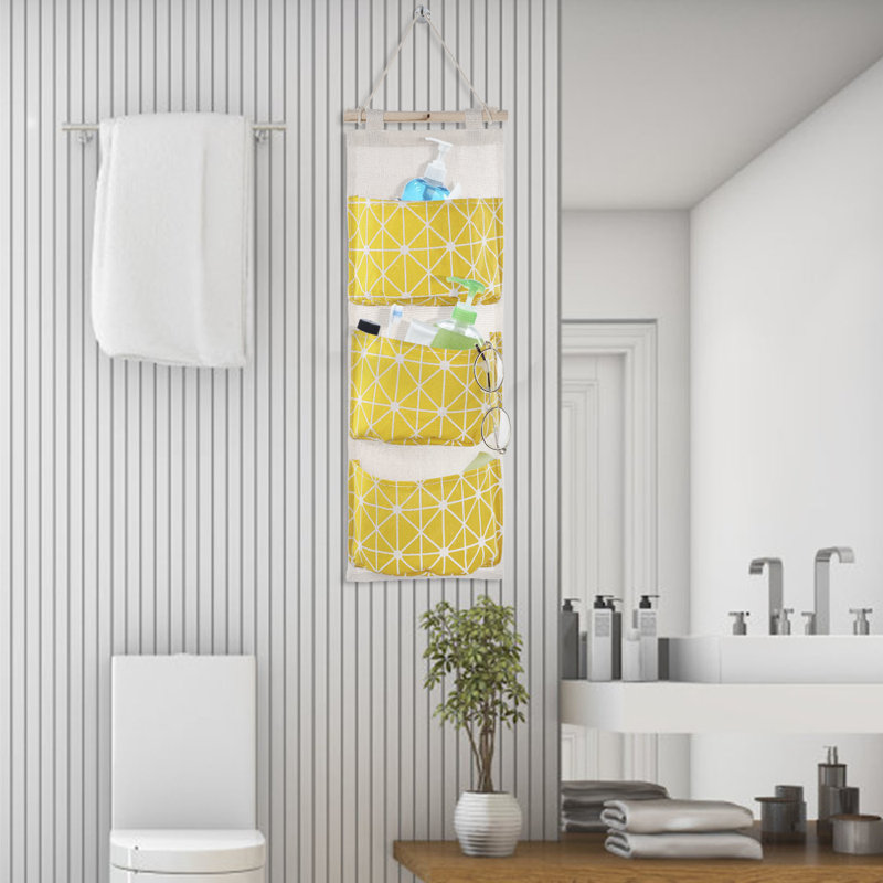 Damarious Plastic / Acrylic Bathroom Shelves, Yellow