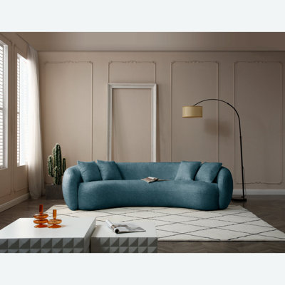 Lexander 102.36'' Flared Arm Curved Sofa
