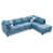 Microfibre bleu turquoise est en rupture de stock