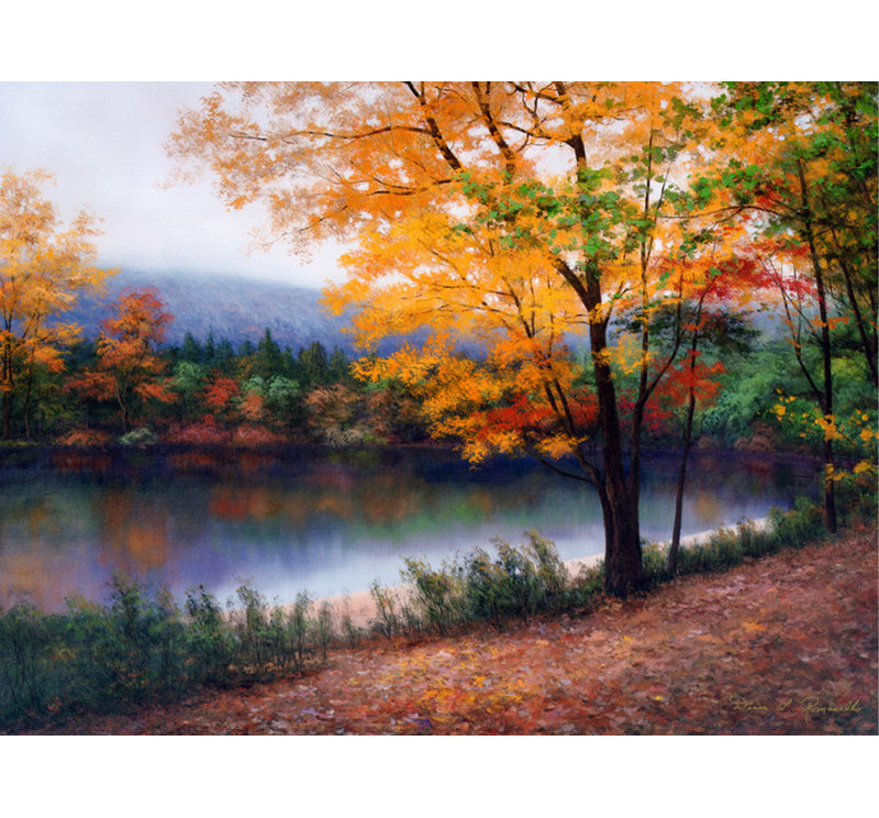 Automne doré, H 36 po x l 48 po