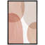 Ligne géométrique «Red Brown Nordic Circle Stripe Collage» sur-99142019-99142020