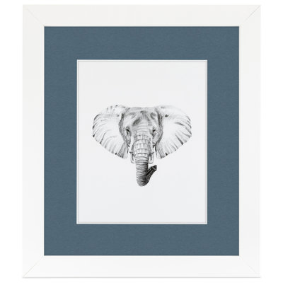 Wood Matte Picture Frame with Mat