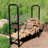 Acadia Outdoor 49" Steel Log Rack with Cover