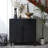 Wood Storage Cabinet With Decorative Door, 30In Accent Sideboard