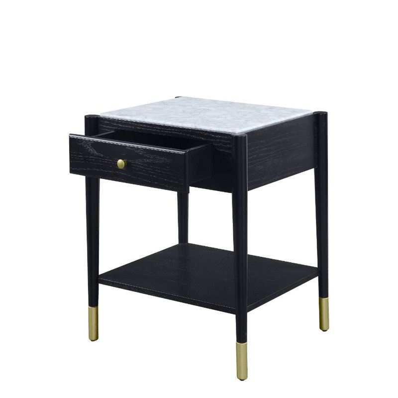 Table de bout avec rangement Ziolkowski