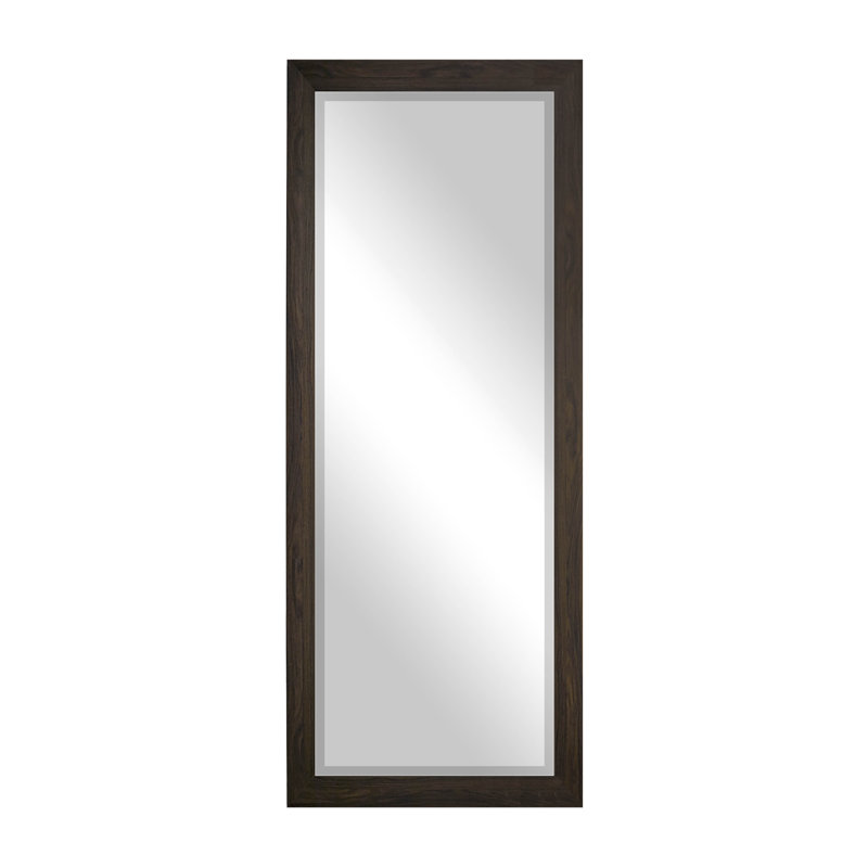 Miroir pleine grandeur Henslee, Noyer noir, H 63,5 po x l 25,5 po