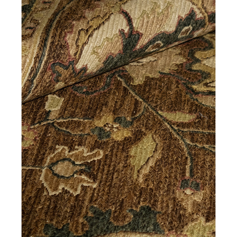 Handmade Silk and Wool Oriental Area Rug
