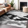 Premium Machine Washable Lisse Black Rug