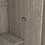 Armoire à 3 portes avec tablettes
