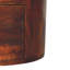 Armel Solid Wood 3 - Drawer Round Accent Chest