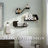 Eliyah Metal Floating Shelf, Wall Mounted Metal Shelves with Unique Design-1460878969