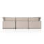 Stevie 124.5" Tuxedo Arm Modular Sofa-1743818234