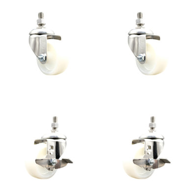 4 Piece Nylon Caster Set