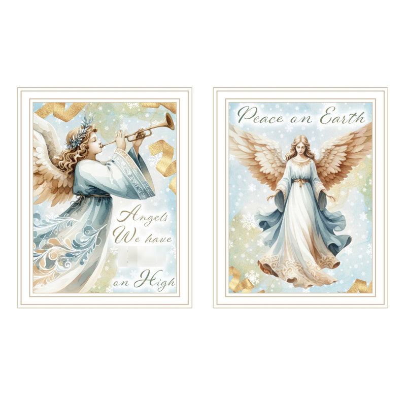 Décoration murale sereine avec anges - Papier multicolore et papier «Transform Your Style»