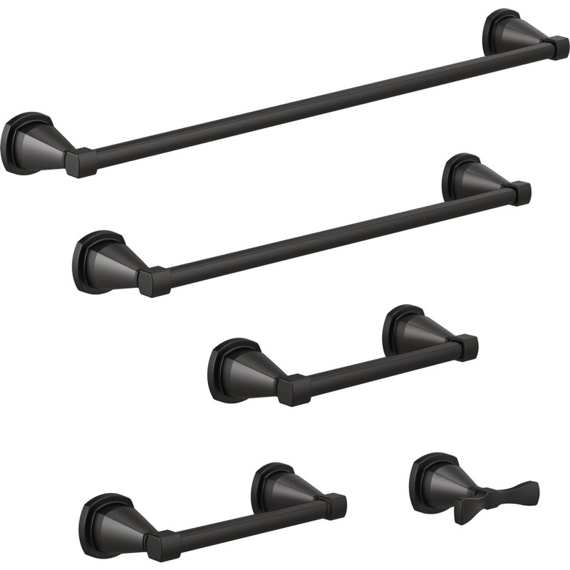 Stryke Universal Toilet Tank Trip Lever, Matte Black
