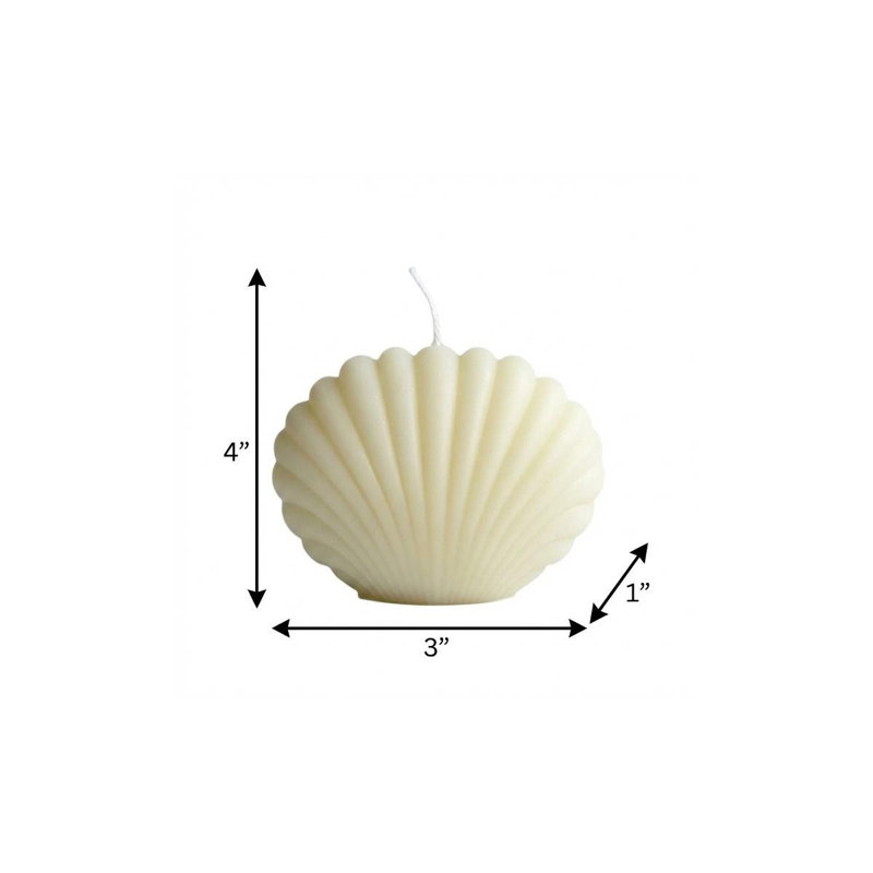 Bougie dimensionnelle 4 po ivoire