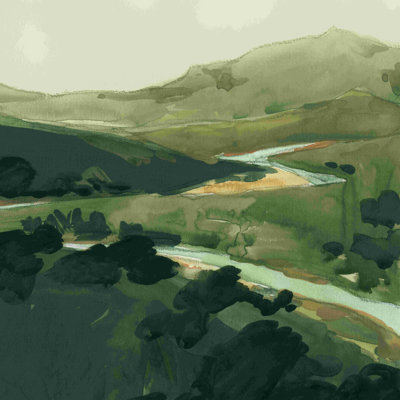 " Winding Green River II "