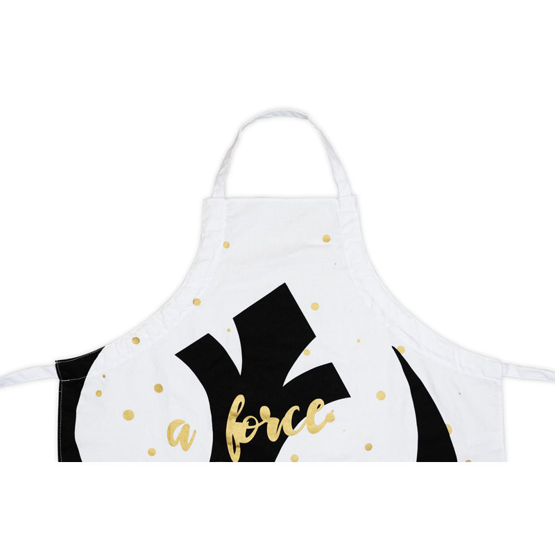 No Pattern Bib Apron