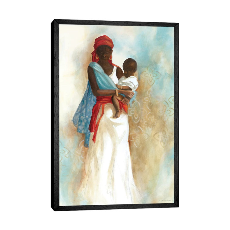 Power Of Love I by Carol Robinson - Painting on Canvas, Black Framed, 101.6 cm H x 66.04 cm W